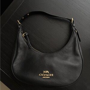 Coach Black Leather Women's Bag